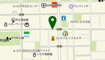 タイムズコジマ&times;ビックカメラいわき店の地図画像