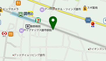 タイムズ調布駅南口第4の地図画像