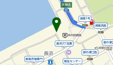 タイムズ浜の町病院の地図画像