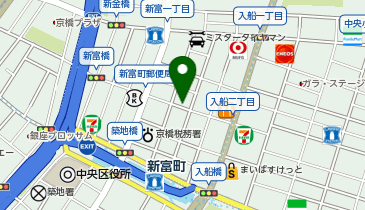 タイムズ新富1丁目の地図画像