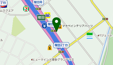 タイムズマナベインテリアハーツ博多店の地図画像