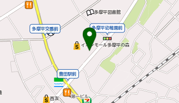タイムズイオンモール多摩平の森の地図画像