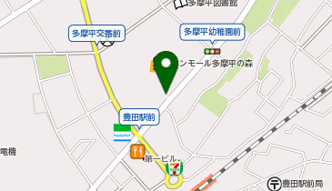 タイムズイオンモール多摩平の森屋上の地図画像