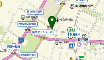 鹿児島東郵便局駐車場の地図画像