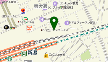 タイムズ新潟駅東駐車場の地図画像