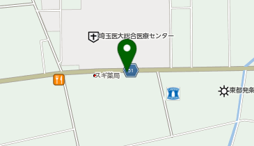 タイムズアポック川越センター前薬局1号店の地図画像