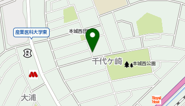 タイムズ本城西団地第2の地図画像