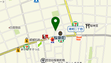 タイムズ桜新町駅前の地図画像