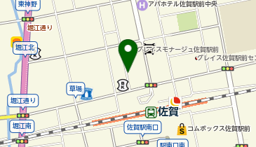 タイムズコンフォートホテル佐賀の地図画像