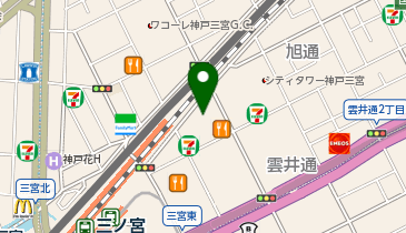 タイムズ三宮駅前第14の地図画像