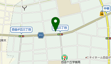 タイムズライフ目黒八雲店平面の地図画像