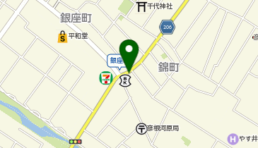 タイムズ滋賀中央信用金庫銀座支店の地図画像