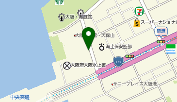 タイムズホテルシーガルてんぽーざん大阪の地図画像