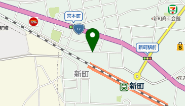 タイムズ新町駅前の地図画像