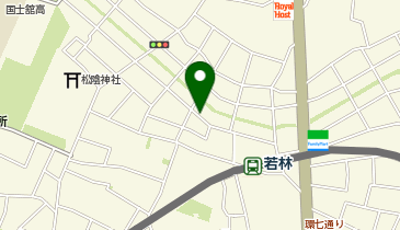 タイムズ若林駅前第2の地図画像