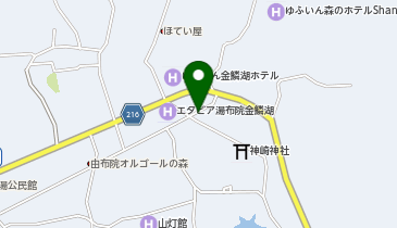 タイムズ湯布院金鱗湖第3の地図画像