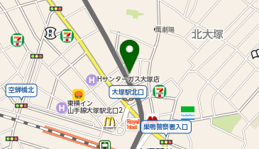 タイムズ北大塚2丁目の地図画像