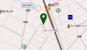 タイムズ越谷駅西口第7の地図画像