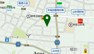 タイムズ早稲田鶴巻町第9の地図画像
