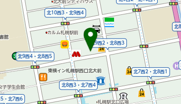 タイムズ北9西3の地図画像
