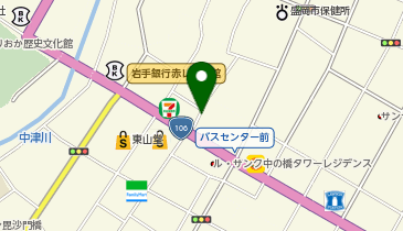 タイムズ盛岡中ノ橋通第3の地図画像