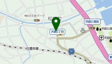 タイムズマルショク浜脇店の地図画像