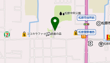 タイムズ桜珈琲松原店の地図画像