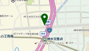 タイムズ肥後銀行神水支店第2の地図画像