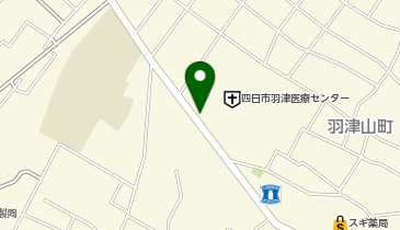 タイムズJCHO四日市羽津医療センター第1の地図画像