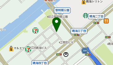 タイムズHARUMI WAVE GARDENの地図画像