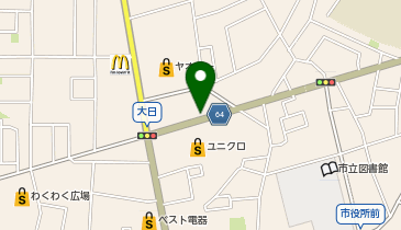 タイムズM2プラザ立体駐車場の地図画像