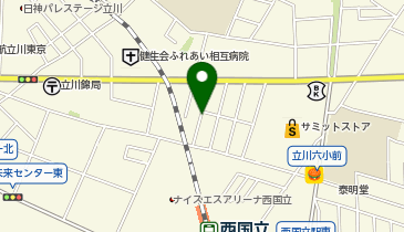 タイムズ立川羽衣町1丁目第3の地図画像