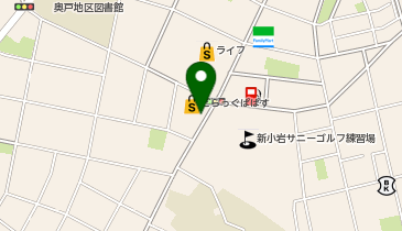 タイムズどらっぐぱぱす奥戸店の地図画像