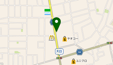 タイムズM2プラザ平面駐車場の地図画像