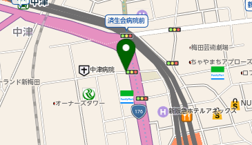 タイムズ梅田芝田町の地図画像