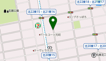 タイムズ北21東16の地図画像