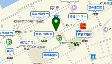 タイムズケーズデンキ福岡長浜店の地図画像