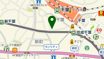 タイムズ千葉駅西口第2の地図画像