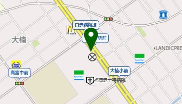 タイムズ福岡赤十字病院の地図画像