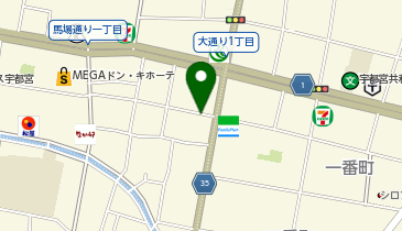 タイムズ宇都宮二荒町第4の地図画像