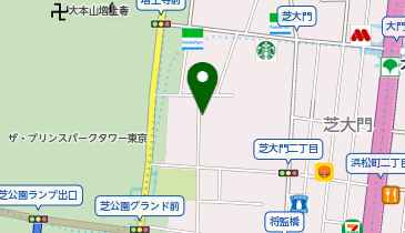 タイムズ港芝公園二駐車場の地図画像