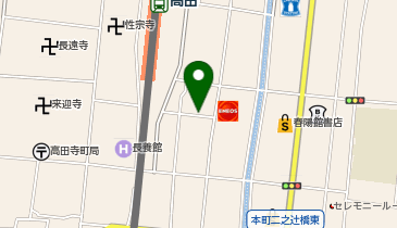 タイムズ上越仲町の地図画像