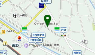 タイムズ秦野本町2丁目の地図画像