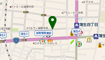 タイムズ泉秀園城東ビルの地図画像