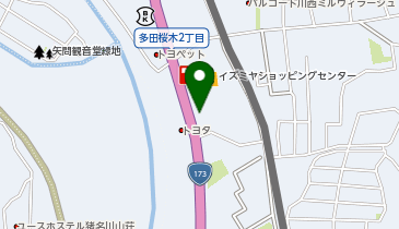 タイムズイズミヤショッピングセンター多田の地図画像