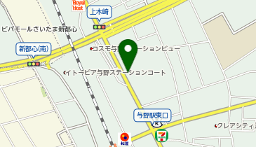 タイムズアスリエ与野の地図画像