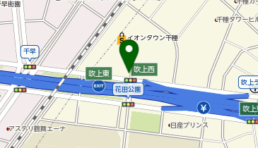 タイムズイオンタウン千種の地図画像