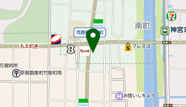 タイムズびっくりドンキー河原町店の地図画像