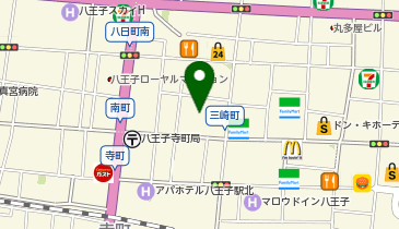 タイムズ八王子中町第2の地図画像