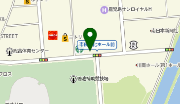 タイムズ鹿児島市民文化ホール前第2の地図画像